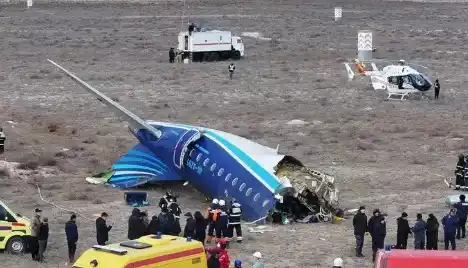 Pesawat Azerbaijan Airlines Jatuh, 38 Tewas