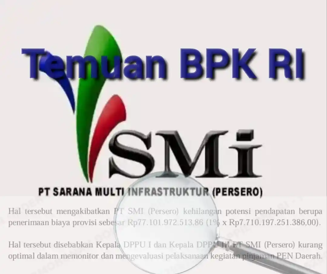 Ilustrasi - Temuan BPK - PT Sarana Multi Infrastruktur (SMI) (Persero) (Foto: Dok MI/Diolah)