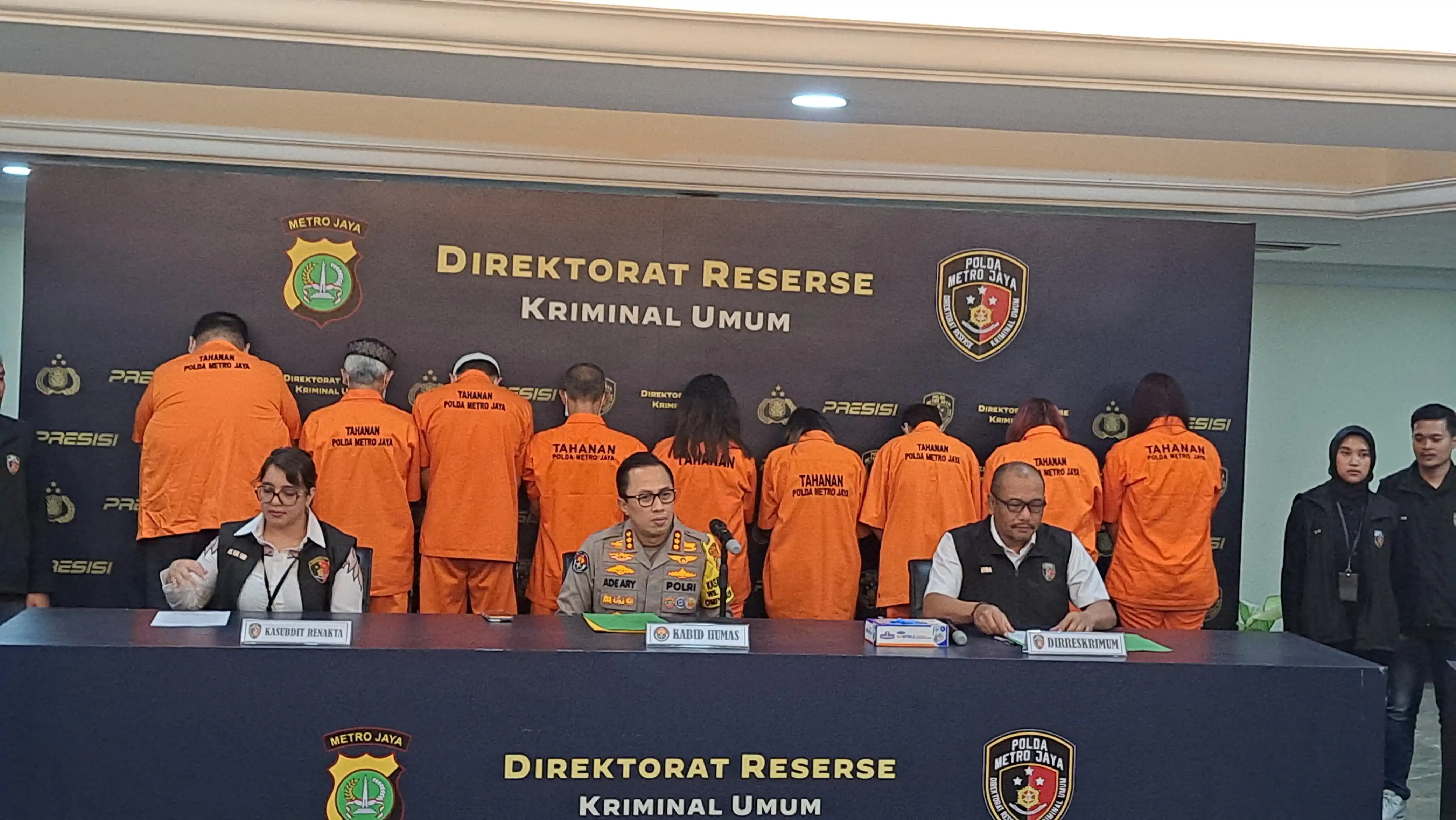 Polda Metro Jaya Tangkap 9 Tersangka TPPO ( Foto: Repro)