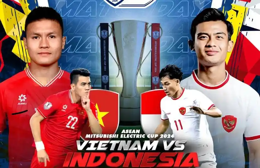 Poster Timnas Indonesia vs Vietnam pada Piala AFF 2024 (Foto: Istimewa)