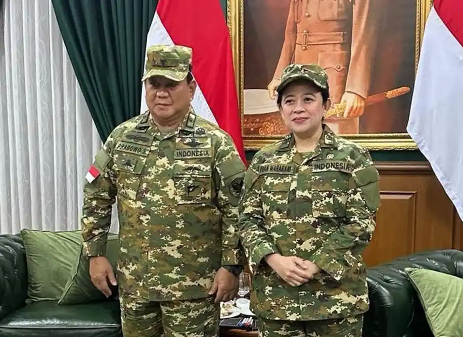 Prabowo Subianto dan Puan Maharani. (Dok. MI)