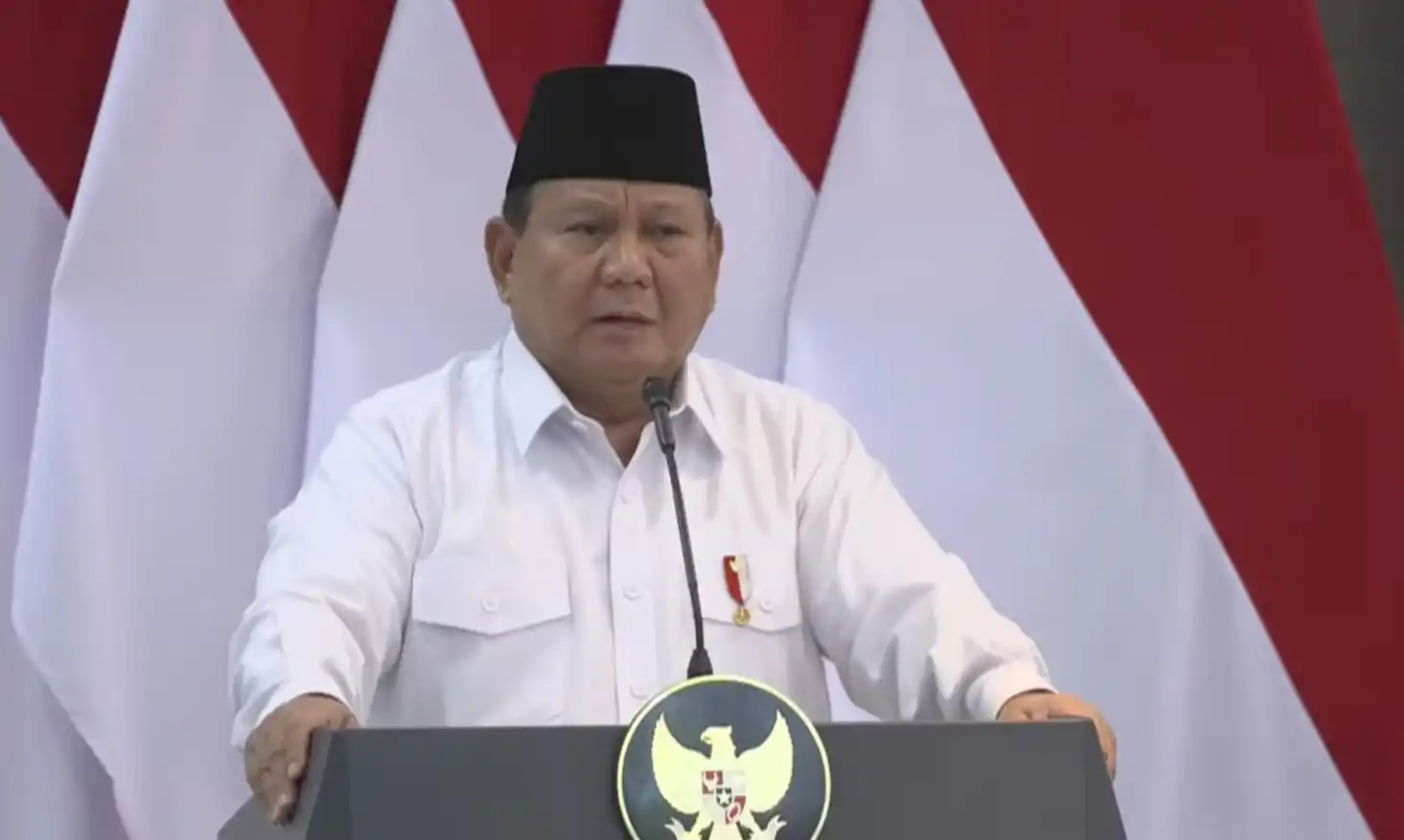 Presiden Prabowo Subianto (Foto: Tangkapan Layar)