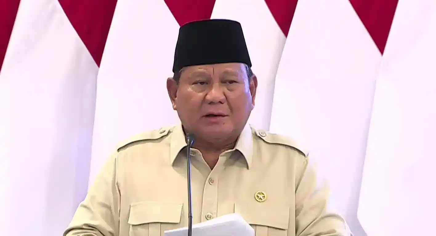 Presiden Prabowo Subianto (Foto: Tangkapan Layar)