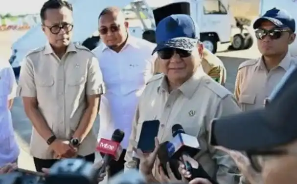 Presiden RI, Prabowo Subianto di Aceh (Foto: Instagram)