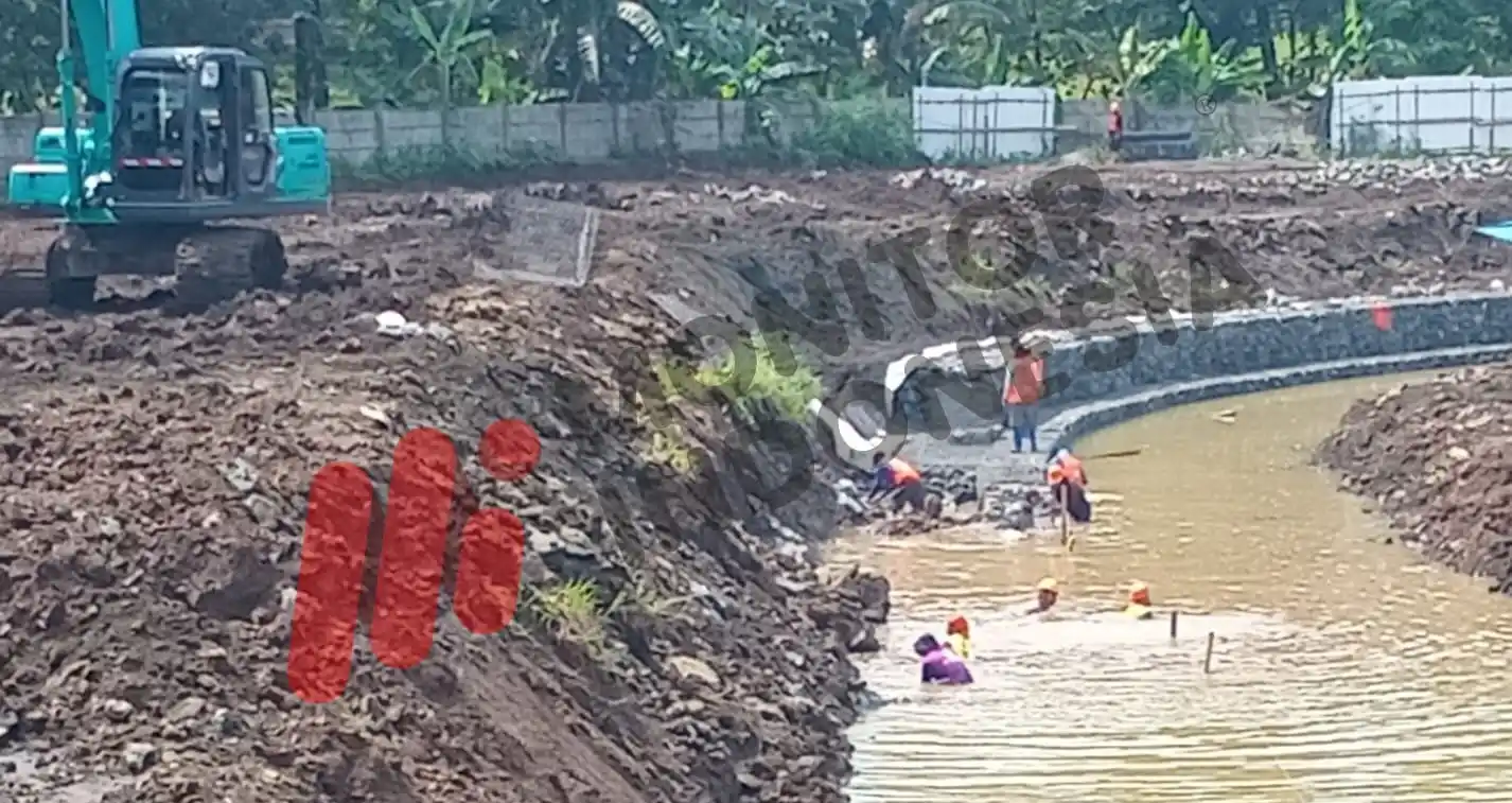 Proyek Pembangunan Waduk Cilangkap Giri Kencana Beserta Kelengkapannya Tahun Anggaran 2025 (Foto: Dok MI)