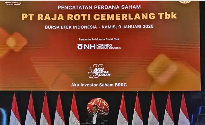 PT Raja Roti Cemerlang Tbk (BRRC) Resmi Tercatat di Bursa Efek Indonesia (BEI) pada Kamis (9/12025) (Foto: Dok MI)