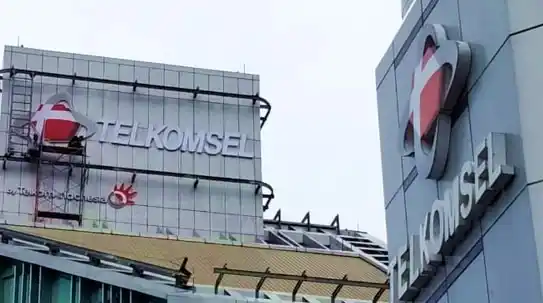 Gedung PT Telekomunikasi Selular (Telkomsel) (Foto: Dok MI/Aswan)