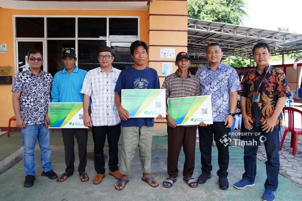 PT Timah Fasilitasi Nelayan Toboali dengan BPJS Ketenagakerjaan [Foto: Doc. PT Timah]