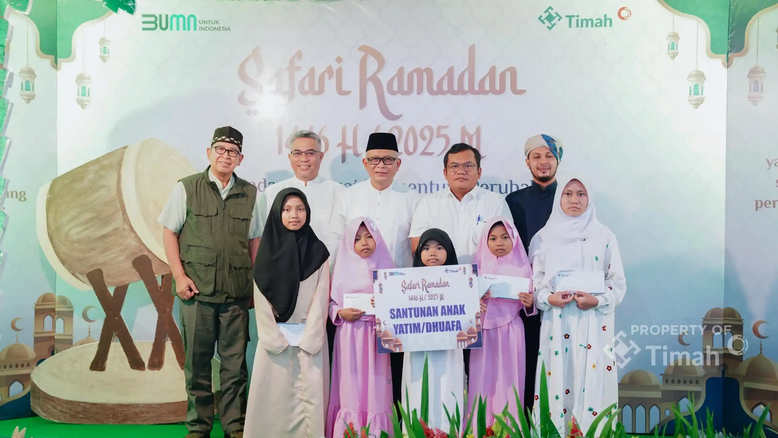 PT Timah Santuni Ribuan Anak Yatim di Tiga Provinsi [Foto: Doc. PT Timah]