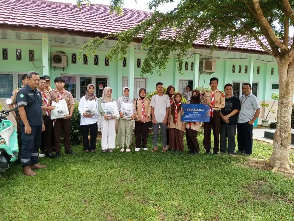 PT Timah Salurkan Bantuan Paket Sembako untuk Anak Yatim dan Piatu [Foto: Doc. PT Timah]