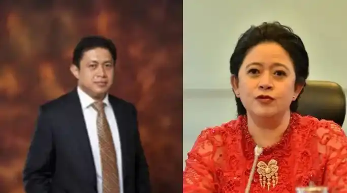 Happy Hapsoro (kiri) dan Puan Maharani (kanan) (Foto: Kolase MI)