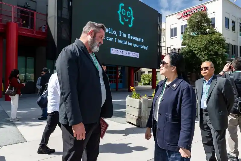 Puan Maharani saat di kantor Meta di  AS (Dok. MI)