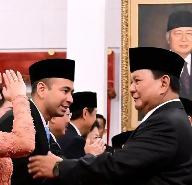 Raffi Ahmad dan Presiden Prabowo Subianto (Foto: Instagram)