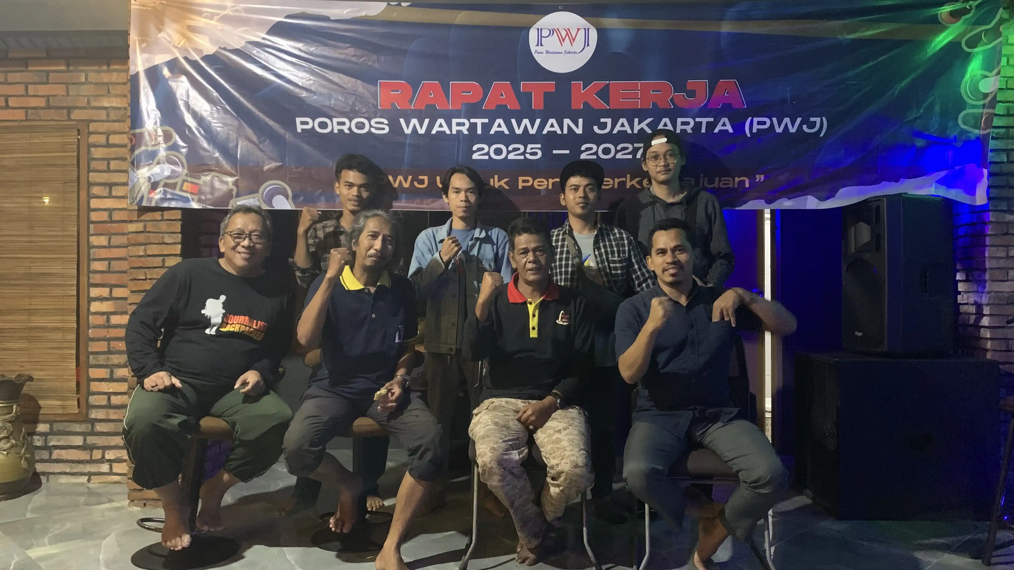 Poros Wartawan Jakarta (PWJ) gelar rapat kerja