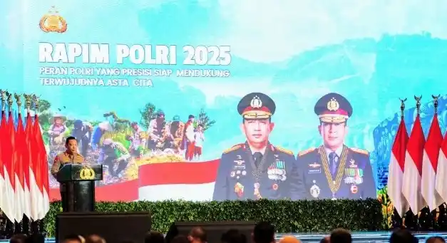Rapat Pimpinan (Rapim) Polri di Jakarta Selatan, Jumat (31/1/2025) (Foto: Dok. Polri)