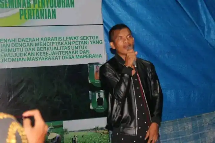 Koordinator Komando Barisan Rakyat (Kobra) Muna Barat, Rasmin Jaya (Foto: Dok MI)