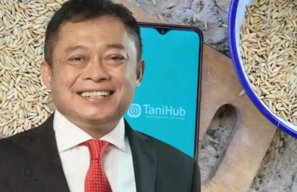 Direktur Utama (Dirut) PT Telkom Indonesai (Persero) Tbk, Ririek Adriansyah dan TaniHub (Foto: Dok MI/Diolah)