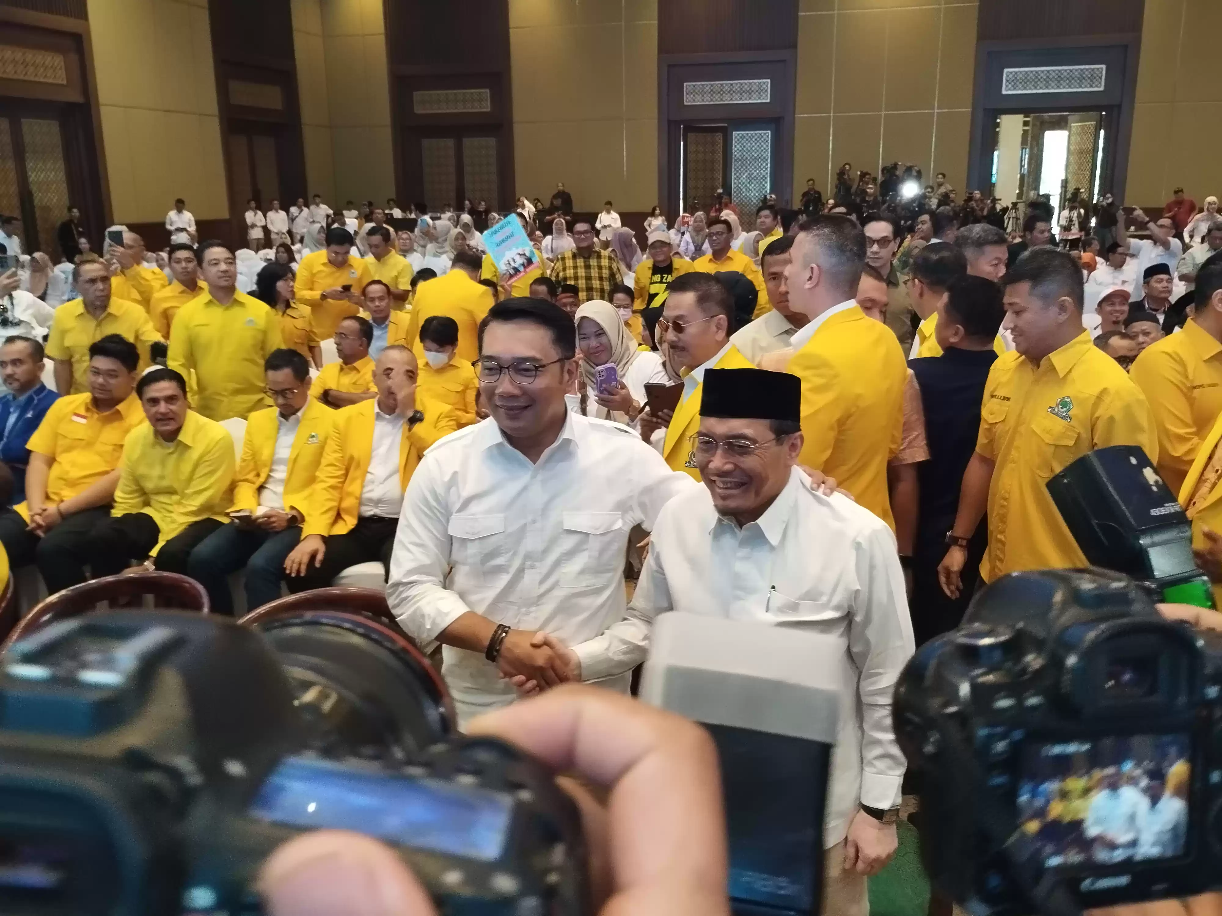 Bakal calon gubernur Jakarta dan calon wakil gubernur Jakarta, Ridwan Kamil - Suswono (Foto: MI/Dhanis)