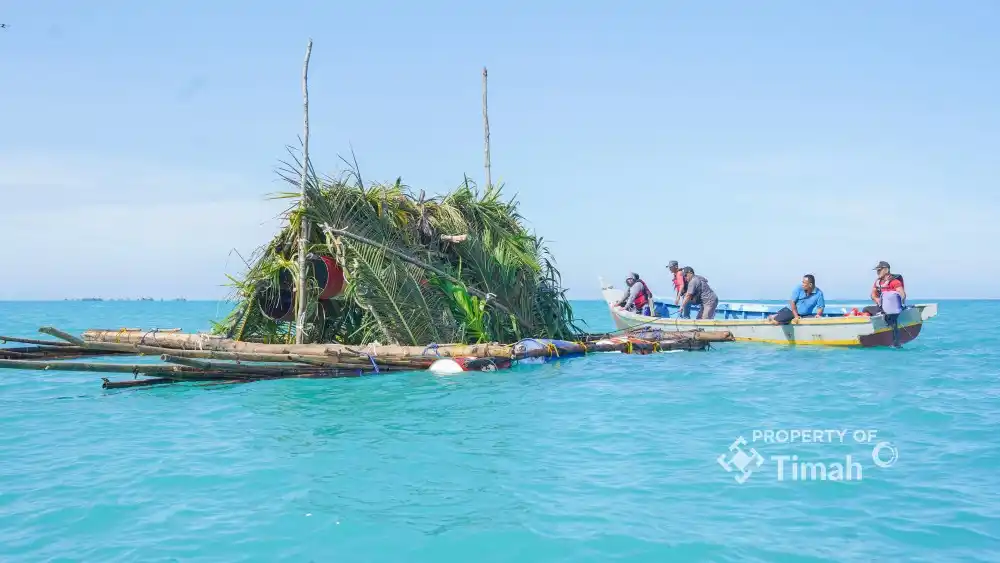 PT Timah Tenggelamkan 1.434 Rumpon [Foto: Doc. PT Timah]