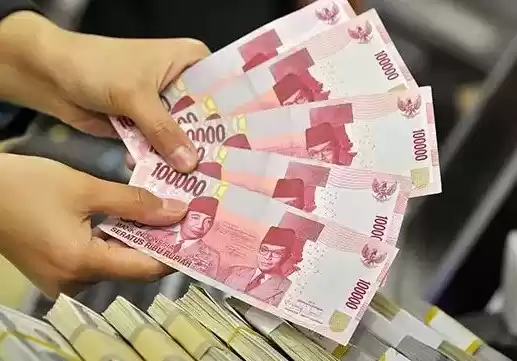 Ilustrasi uang kertas rupiah