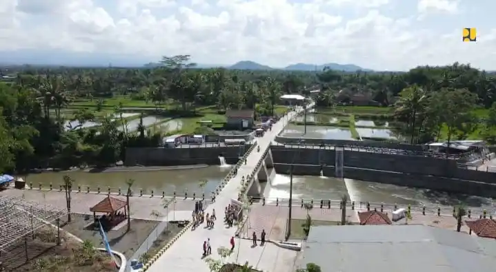 Sabo Dam Menayu di Sungai Pabelan, Kabupaten Magelang, Jawa Tengah. (Foto: PU)