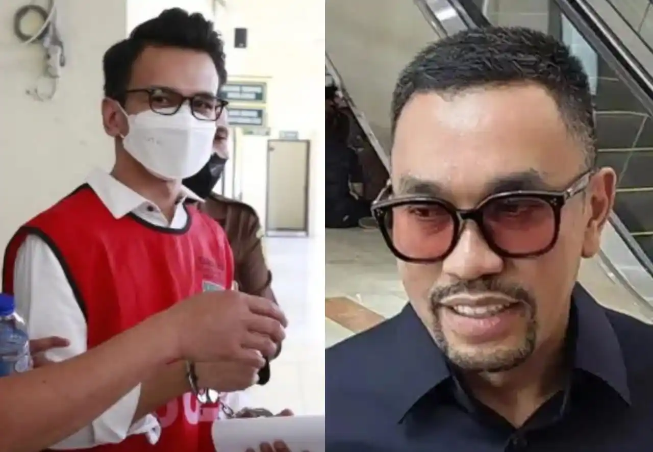 Terdakwa kasus UU ITE Adam Deni (kiri) dan Ahmad Sahroni (kanan). Foto: Kolase MI