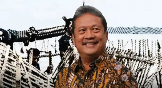 Menteri Kelautan dan Perikanan (KP), Sakti Wahyu Trenggono dan Pagar Laut (Foto: Ist)