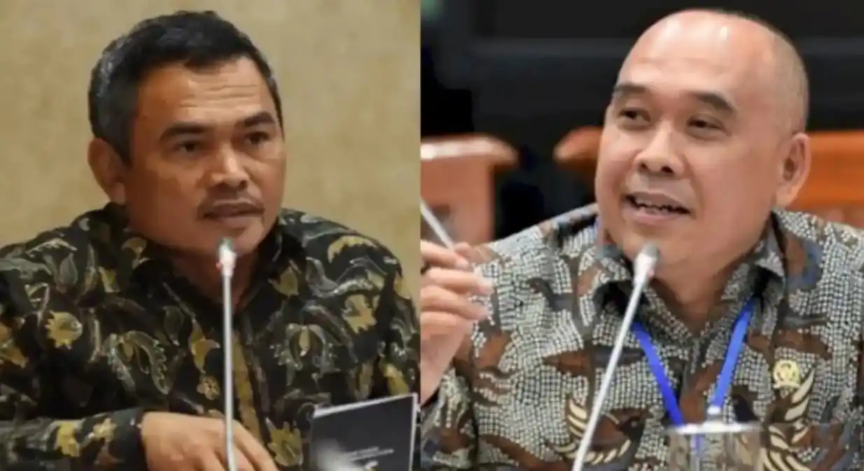 Satori (kiri) dan Heri Gunawan (kanan) (Foto: Kolase MI/Diolah)