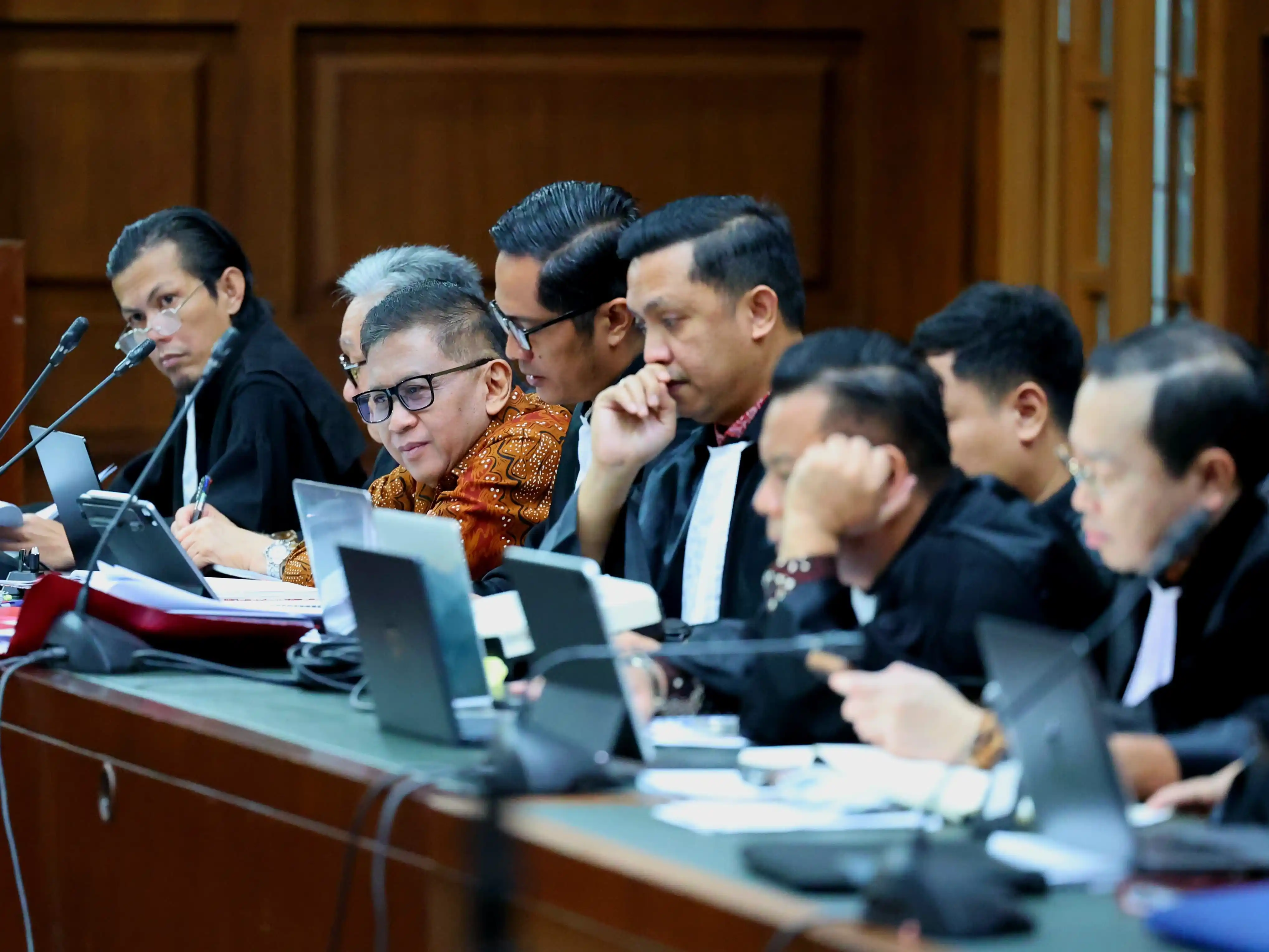 Sekjen PDIP Hasto Kristiyanto dalam sidang di Tipilor. (ist)