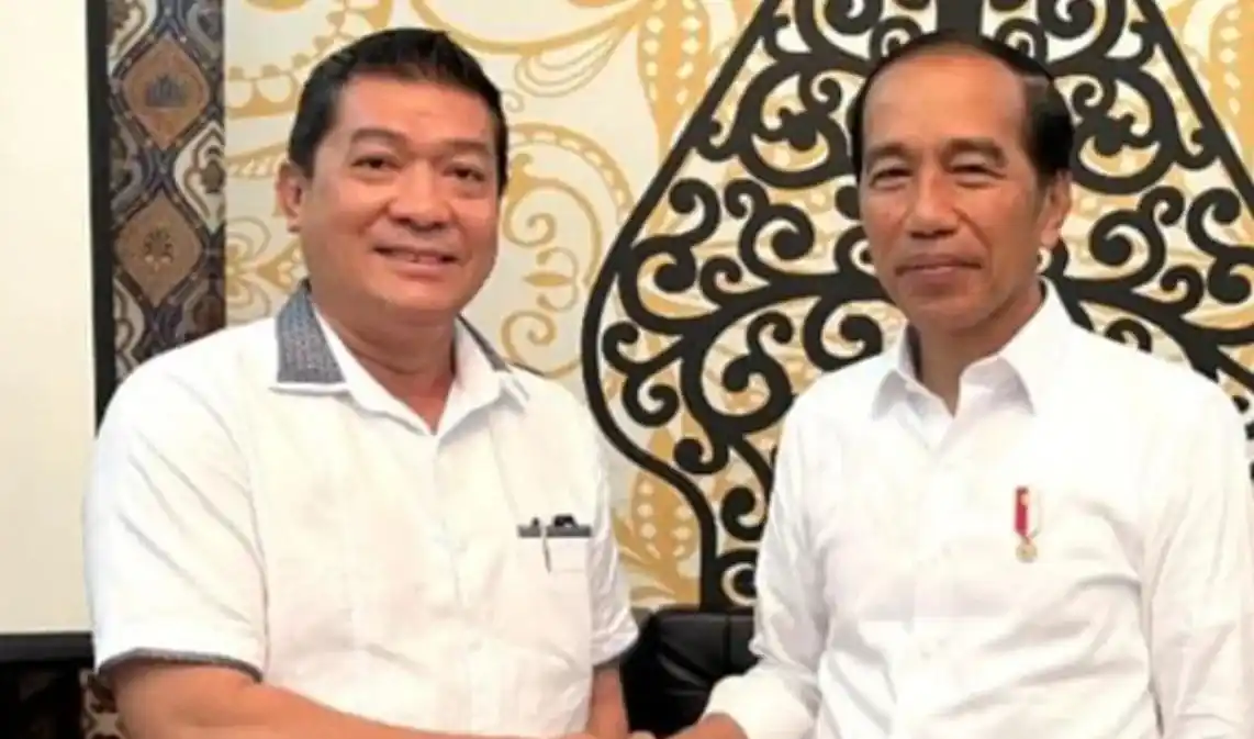 Silfester Matutina dan Jokowi (Foto: Dok MI)