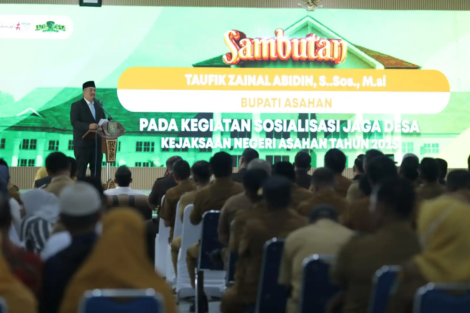Sosialisasi Jaga Desa Dalam Rangka Mendukung Program Pemerintah Bersama Bupati Asahan