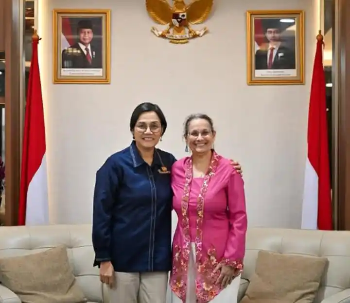 Sri Mulyani (Kiri) dan Duta Besar Amerika Serikat (Kanan) (Foto: Instagram)