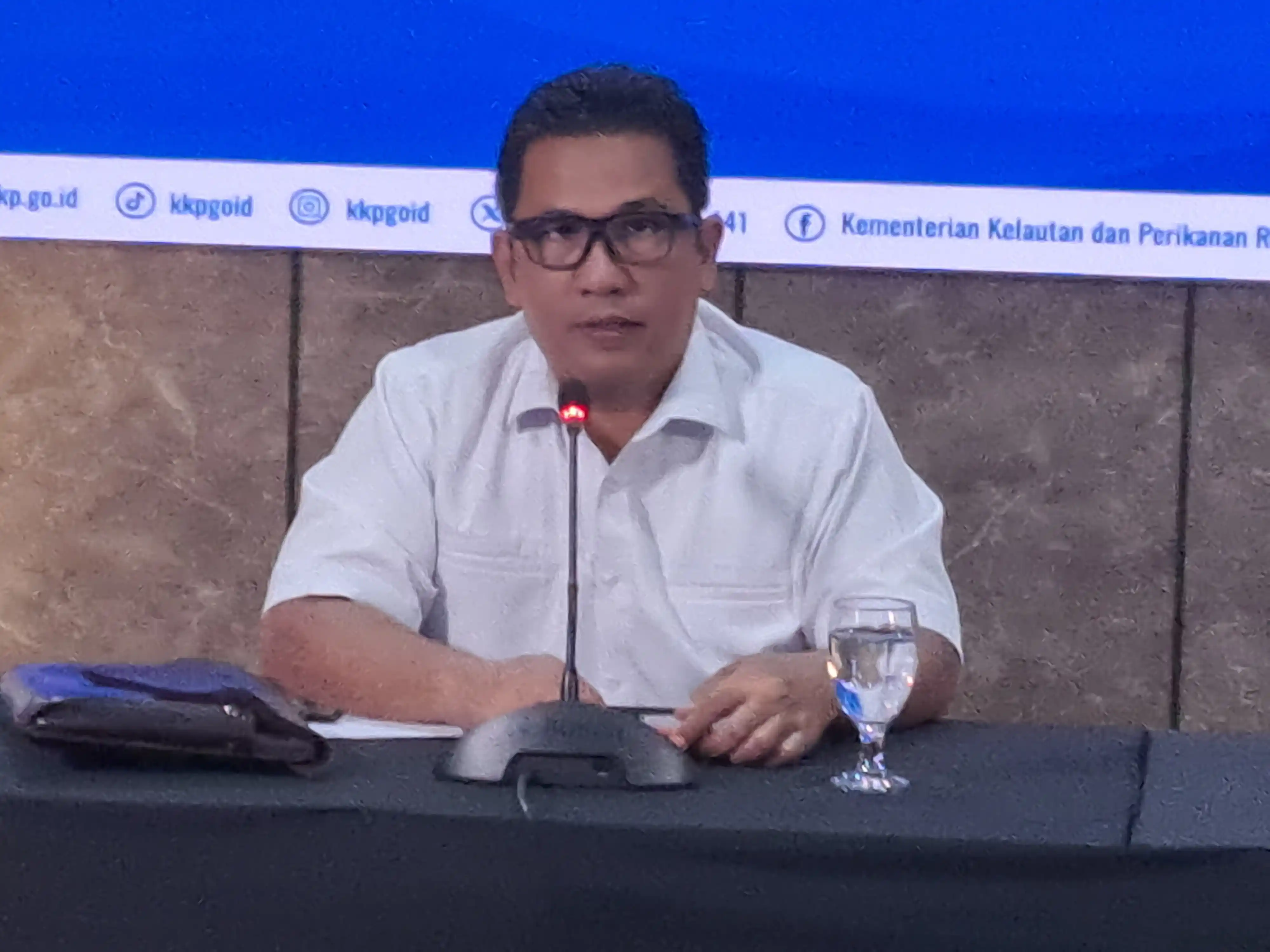 Staf Ahli Menteri Bidang Ekologi dan Sumber Daya Laut KKP, Hendra Yusran Siry. (Foto. Rizal Siregar)