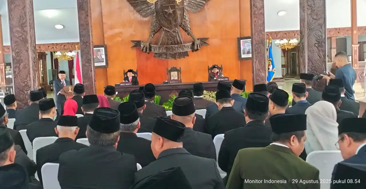 Suasana saat kegiatan Pelantikan dan Pengambilan Sumpah/Janji di Pendopo RHN, (Foto: Dok/JK-MI)