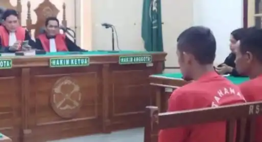 Suasana Sidang Kurir Sabu Divonis Mati (Foto: Istimewa)