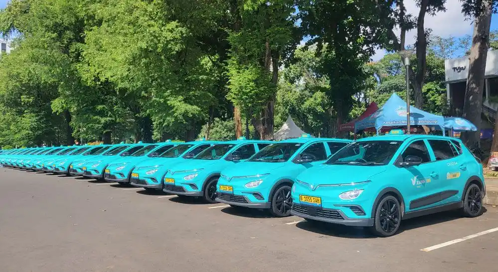 Taxi Listrik Xanh SM Resmi Hadir Di Indonesia (Foto: Repro)
