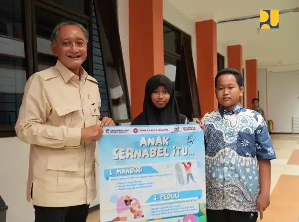 Menteri Pekerjaan Umum, Dody Hanggodo meninjau Sekolah Rakyat Politeknik Malang, Malang (14/8). (Foto: Dok PU)