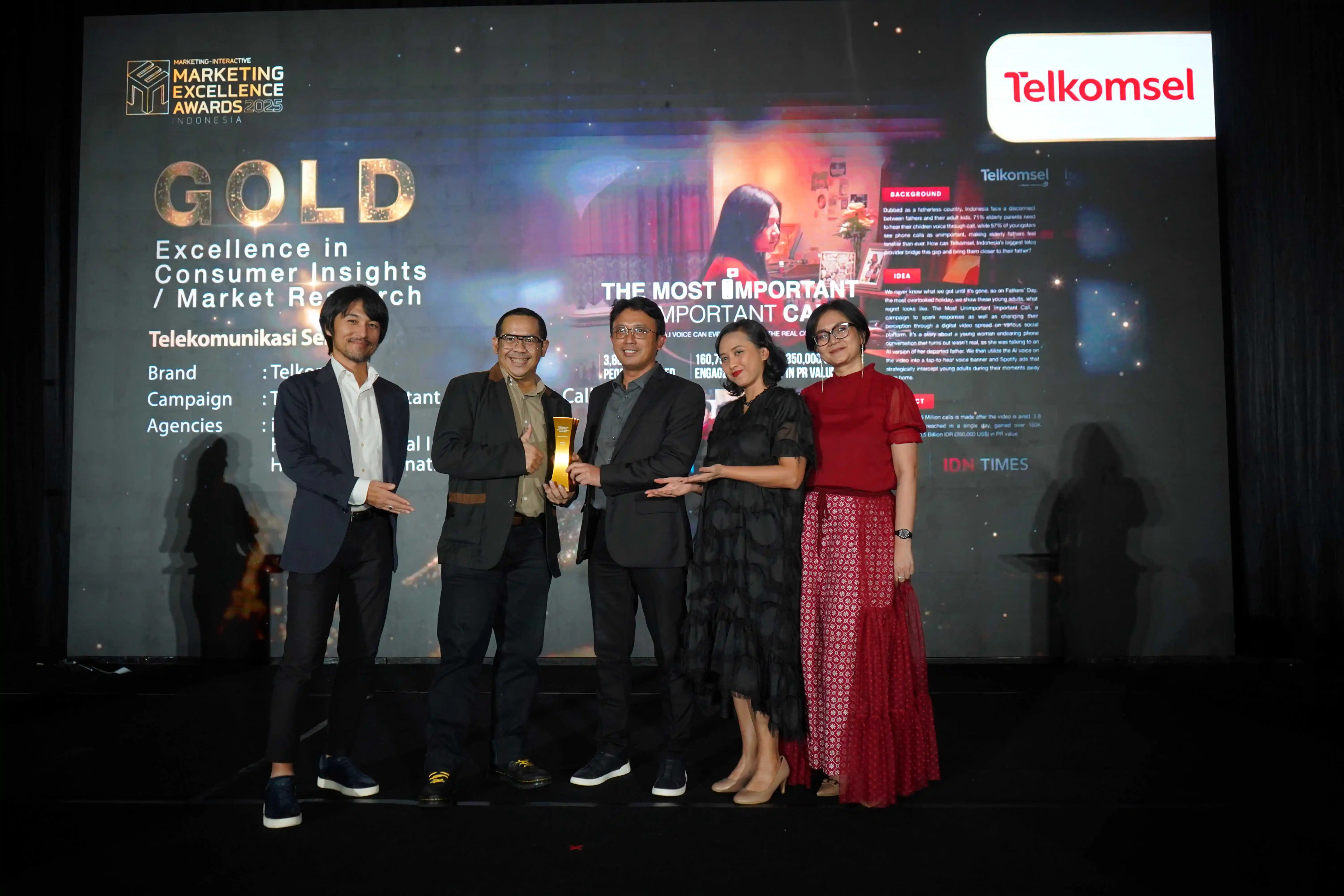 Telkomsel Raih 5 Penghargaan Marketing Excellence Awards 2025 [Foto: Doc. Telkomsel]