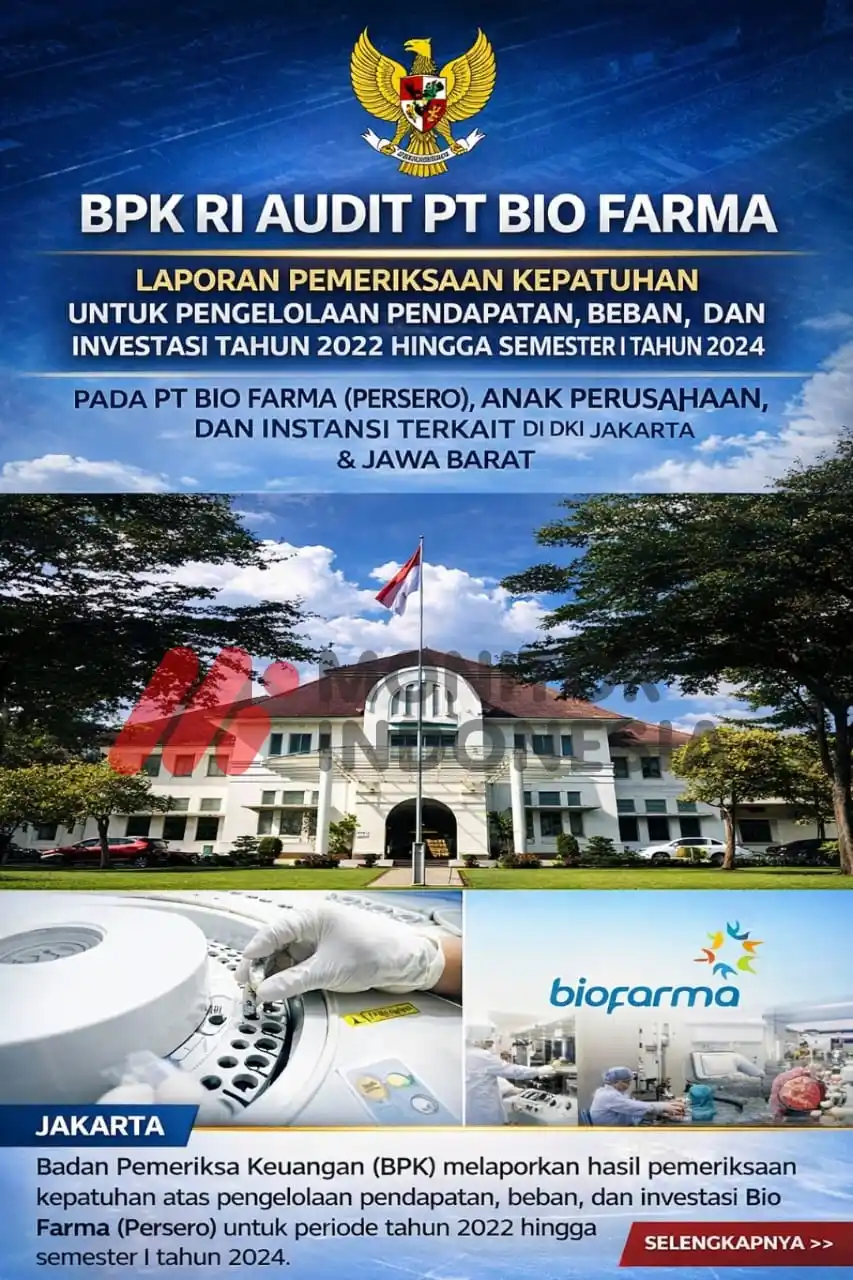Cover audit BPK bernomor 33/LHP/DJPKN-VII/BPK/02/2025 yang terbit 17 Juli 2025 (Foto: Dok MI/La Aswan/Diolah)
