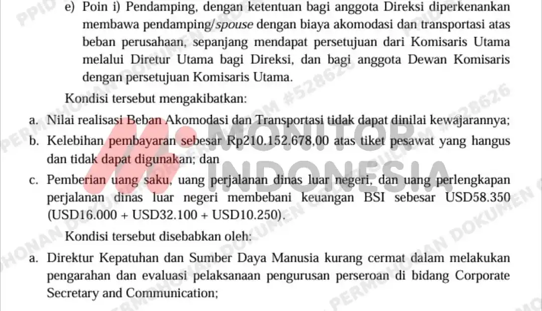 Laporan Hasil Pemeriksaan (LHP) yang dirilis Badan Pemeriksa Keuangan kembali membongkar borok tata kelola pembiayaan perbankan nasional. Dalam LHP Nomor 30/AUDITAMA VII/PDTT/9/2024 tertanggal 4 September 2024 oleh Auditorat Utama Keuangan Negara VII (Foto: Dok MI)