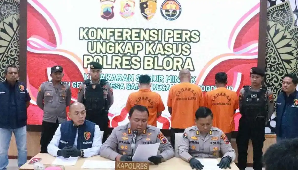 Tiga Orang jadi Tersangka Kasus Kebakaran Sumur Minyak Ilegal Blora (Foto: Repro)