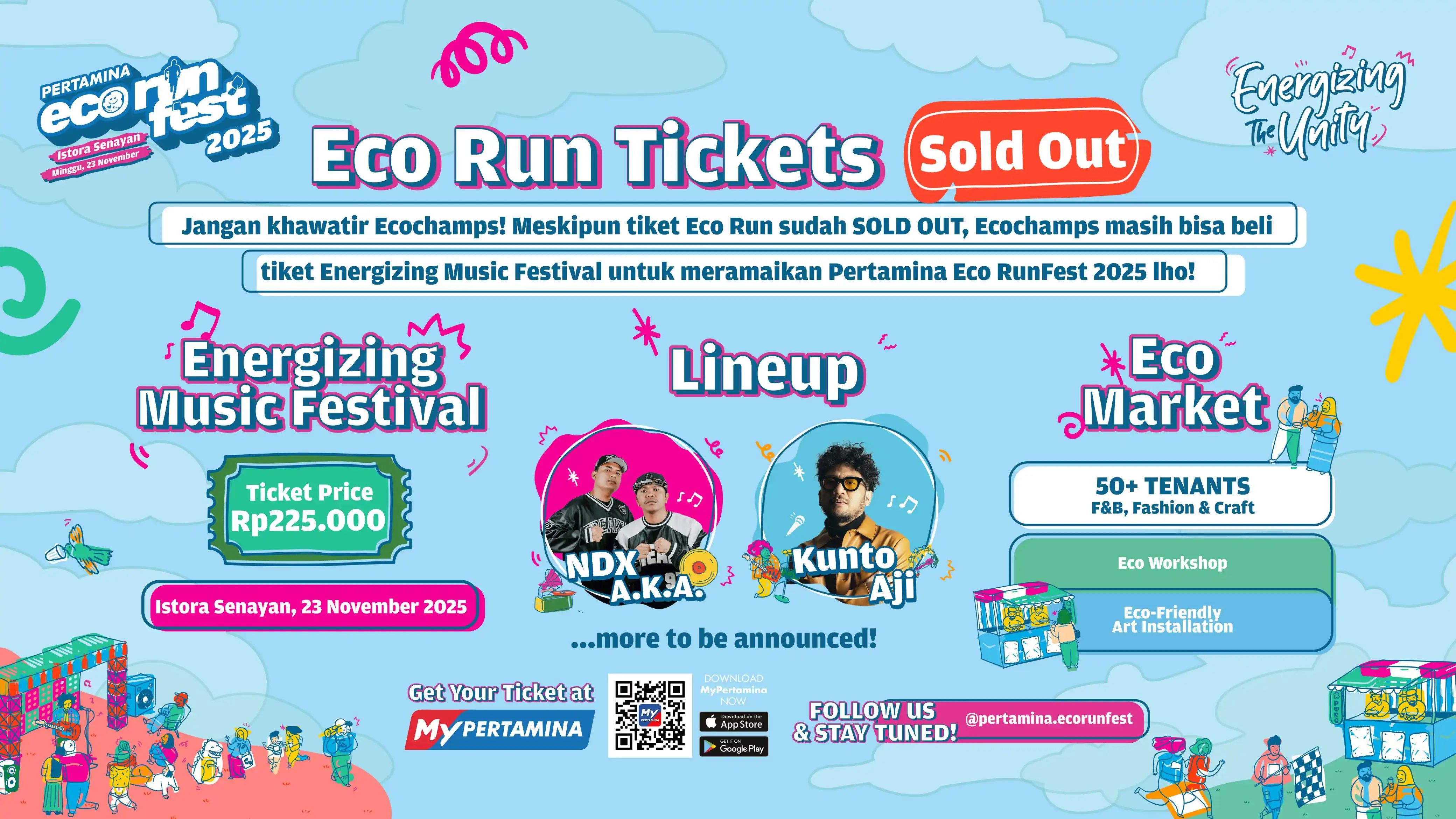 Tiket Eco Run [Foto: Doc. Pertamina]