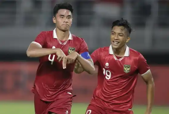 Pemain Timnas Indonesia selebrasi (Foto: Tangkap Layar)