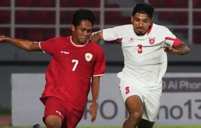 Timnas Indonesia U20 saat melawan Yordania (foto: Dok PSSI)