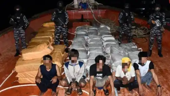 TNI AL menggagalkan penyelundupan narkoba senilai Rp7 Triliun (Foto: Repro)