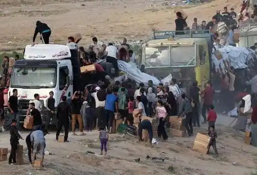 Truk Bantuan Kemanusiaan Gaza (Foto: Ist)