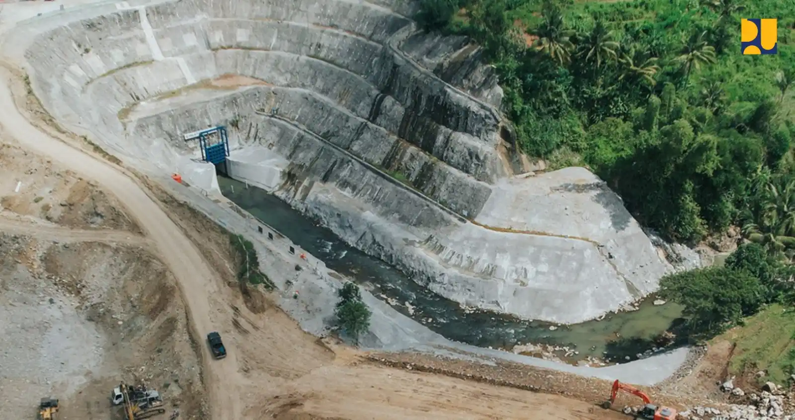 Waduk Bagong di Trenggalek mampu meningkatkan produktivitas hasil panen. (Foto:dok/PU0