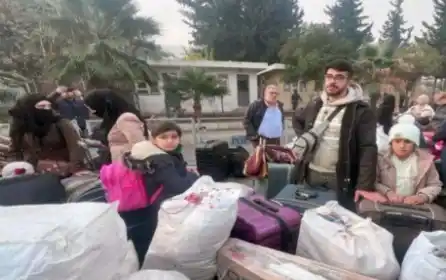 Ilustrasi - Warga memasuki wilayah Suriah (Foto: Screenshot)