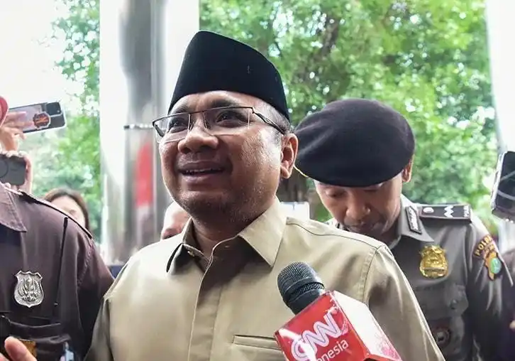 Mantan Menteri Agama, Yaqut Cholil Qoumas di KPK (Foto: Dok MI/Istimewa)